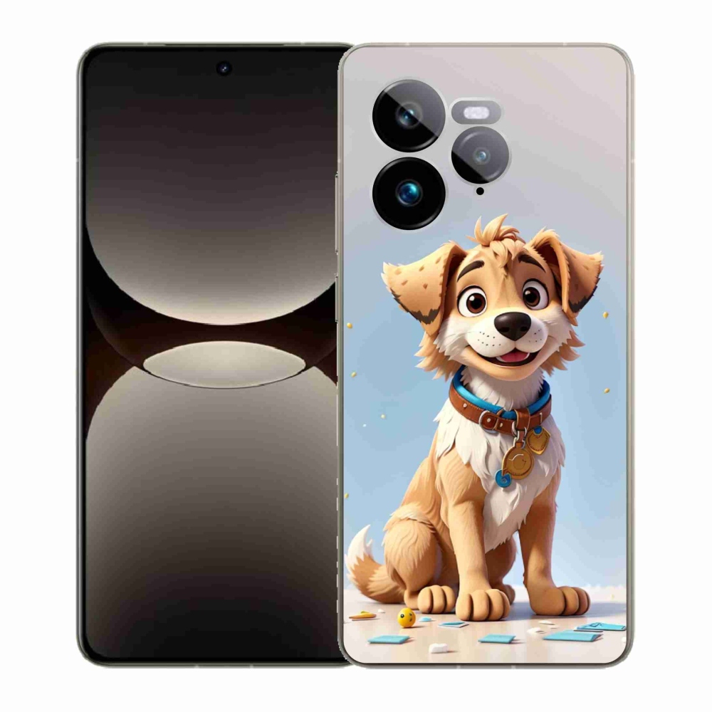 Gelový kryt mmCase na Realme GT 7 Pro 5G - kreslené štěně