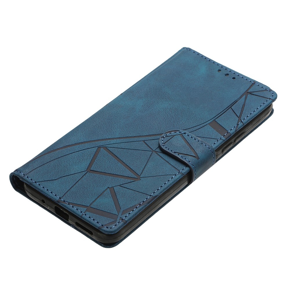 Triangles knížkové pouzdro na Xiaomi 15T - modré