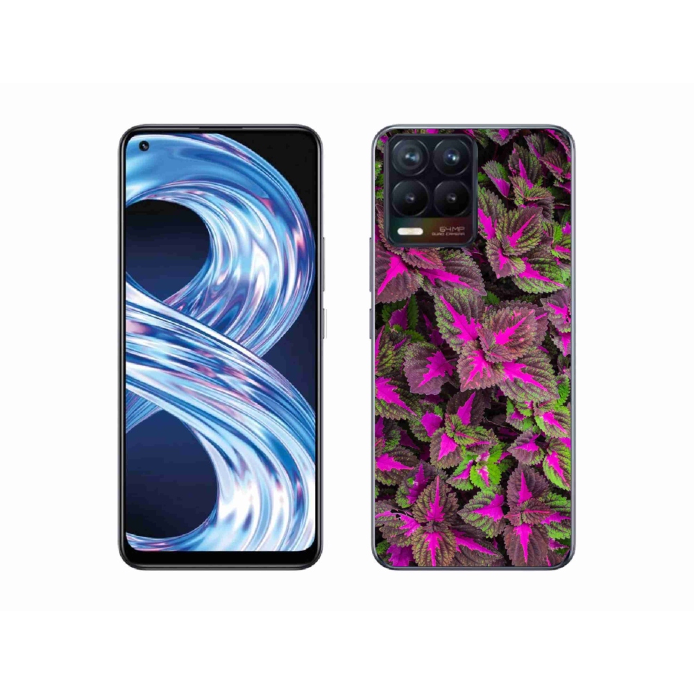 Gelový kryt mmCase na Realme 8 Pro - květiny 10