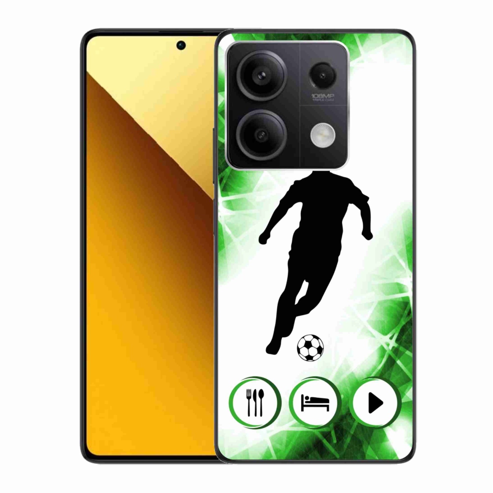 Gelový kryt mmCase na Xiaomi Redmi Note 13 5G - fotbalista