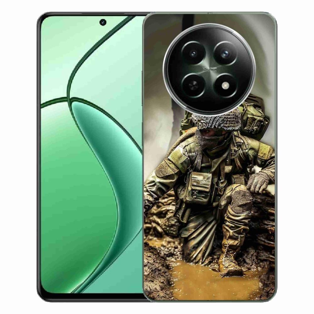 Gelový kryt mmCase na Realme 12 5G/12x 5G - voják