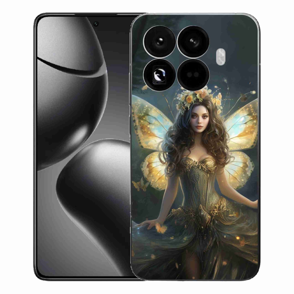 Gelový kryt mmCase na Xiaomi 15T Pro - motýlí žena