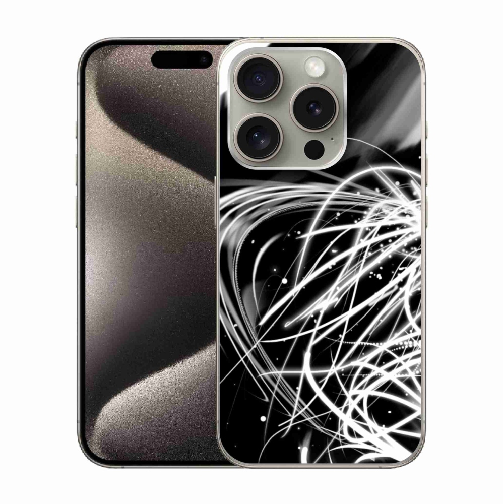 Gelový kryt mmCase na iPhone 15 Pro - abstrakt 2