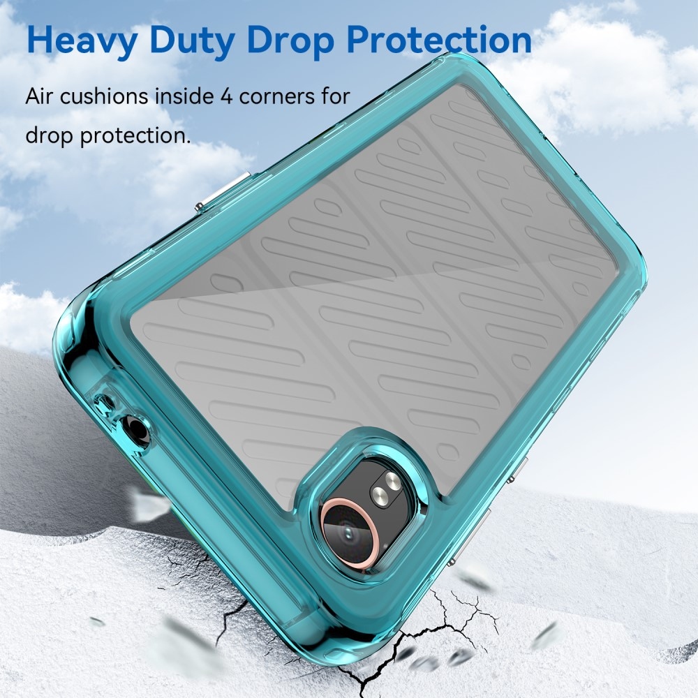 Gelový obal s pevnými zády na Samsung Galaxy Xcover 7 - světlemodrý