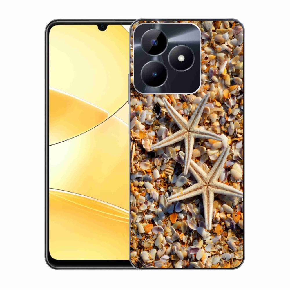 Gelový kryt mmCase na Realme C51/C53 - mořské hvězdice
