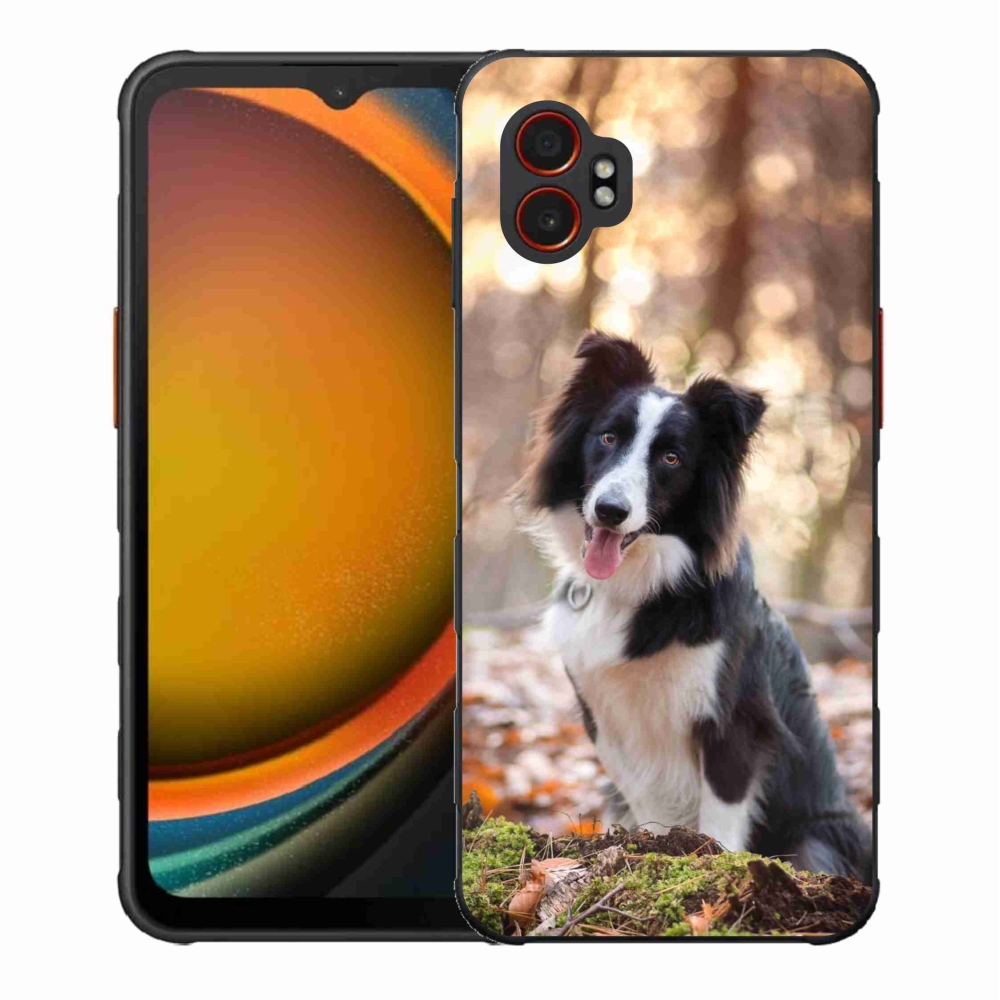 Gelový kryt mmCase na Samsung Galaxy Xcover 7 Pro - border kolie 1