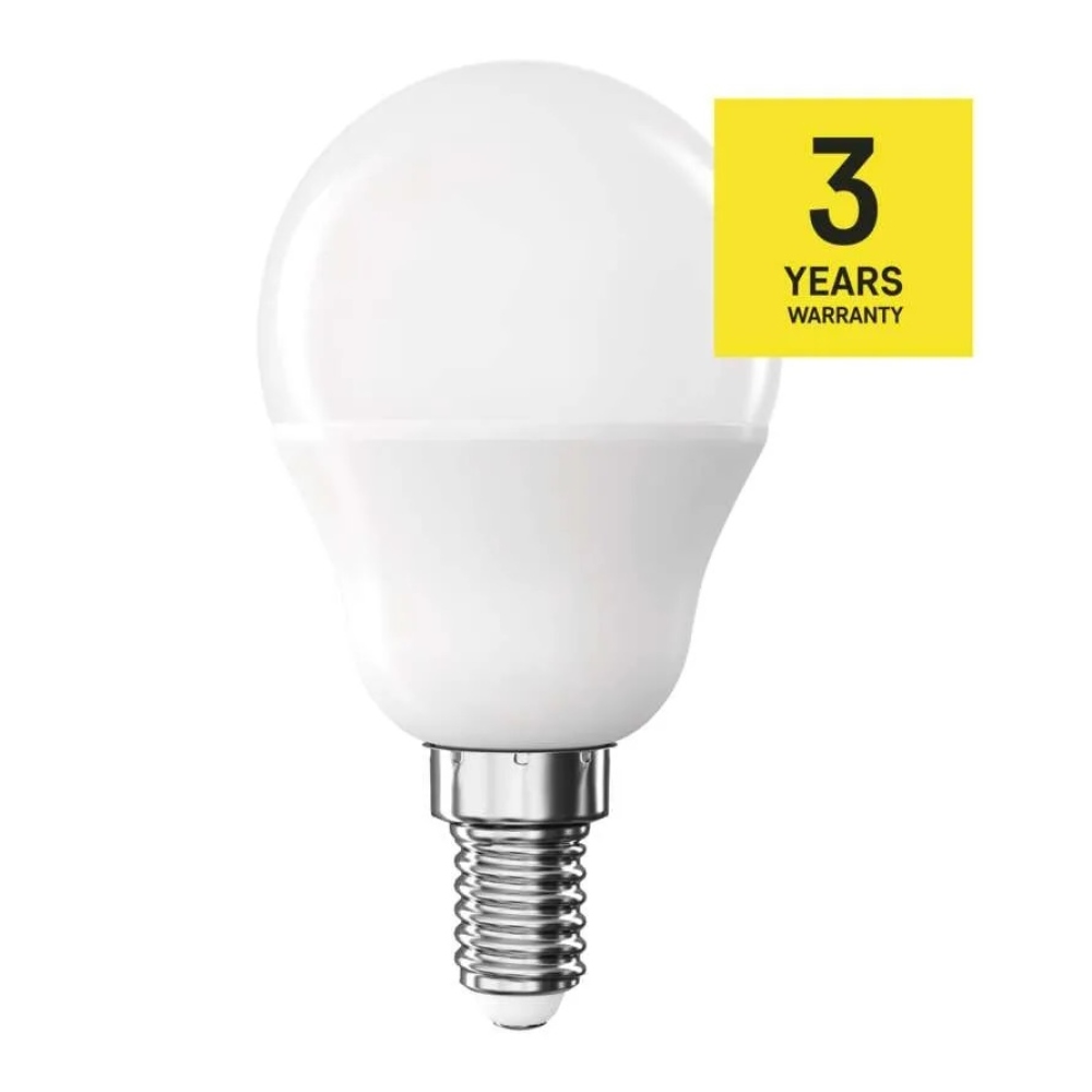 LED žárovka Classic Mini Globe / E14 / 4,2 W (40 W) / 470 lm / neutrální bílá