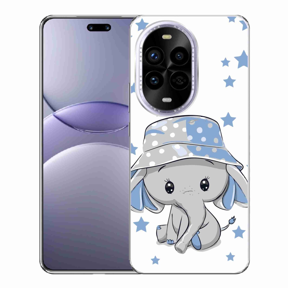 Gelový kryt mmCase na Huawei Nova 13 Pro 5G - modrý slon
