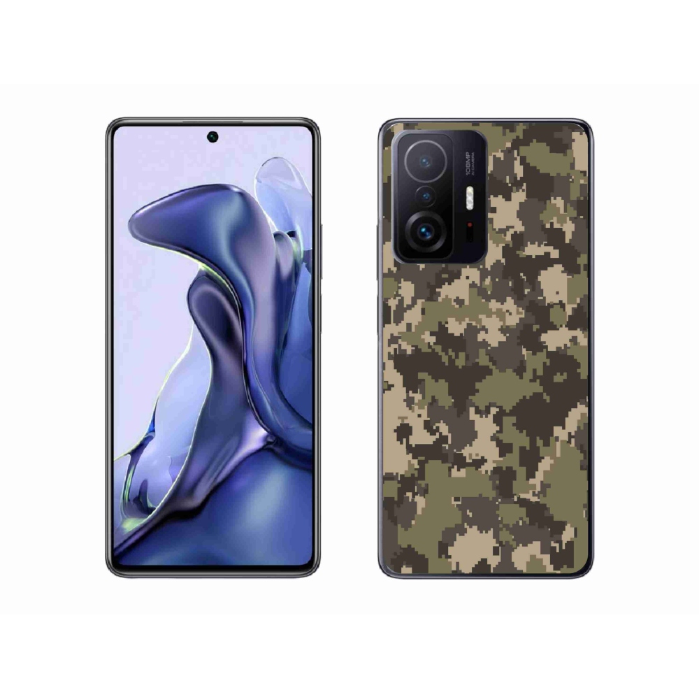 Gelový kryt mmCase na Xiaomi 11T - maskáčový vzor 12