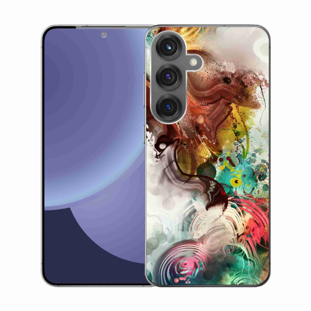Gelový kryt mmCase na Samsung Galaxy S25 - abstrakt 1
