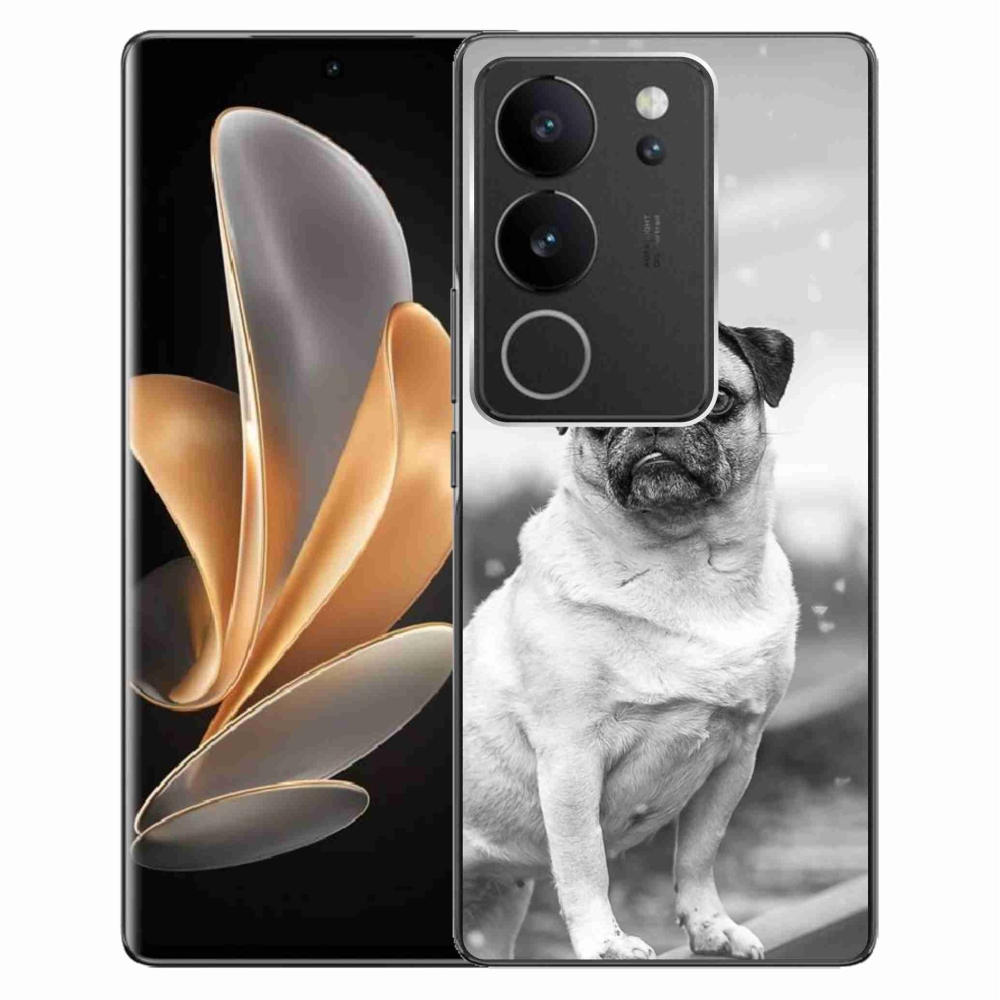 Gelový obal mmCase na Vivo V29 5G - mops