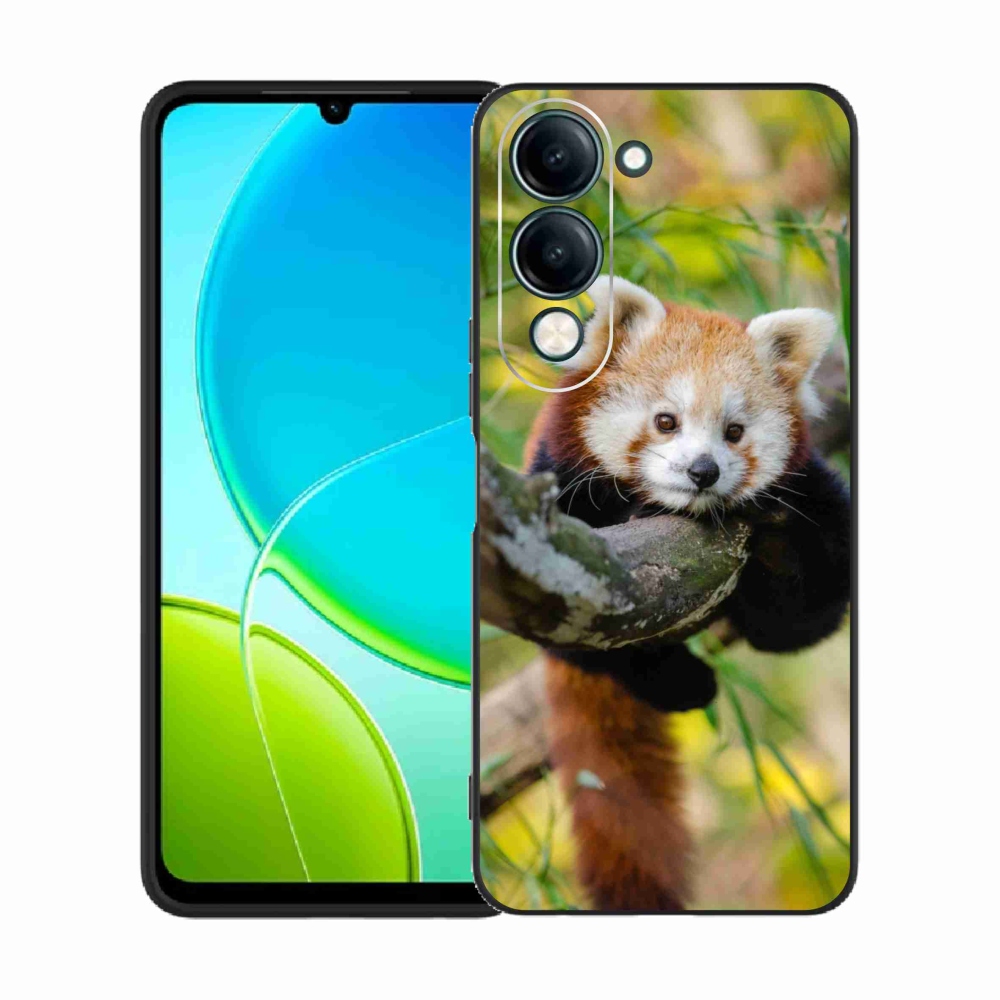 Gelový kryt mmCase na Vivo Y29s 5G - panda červená
