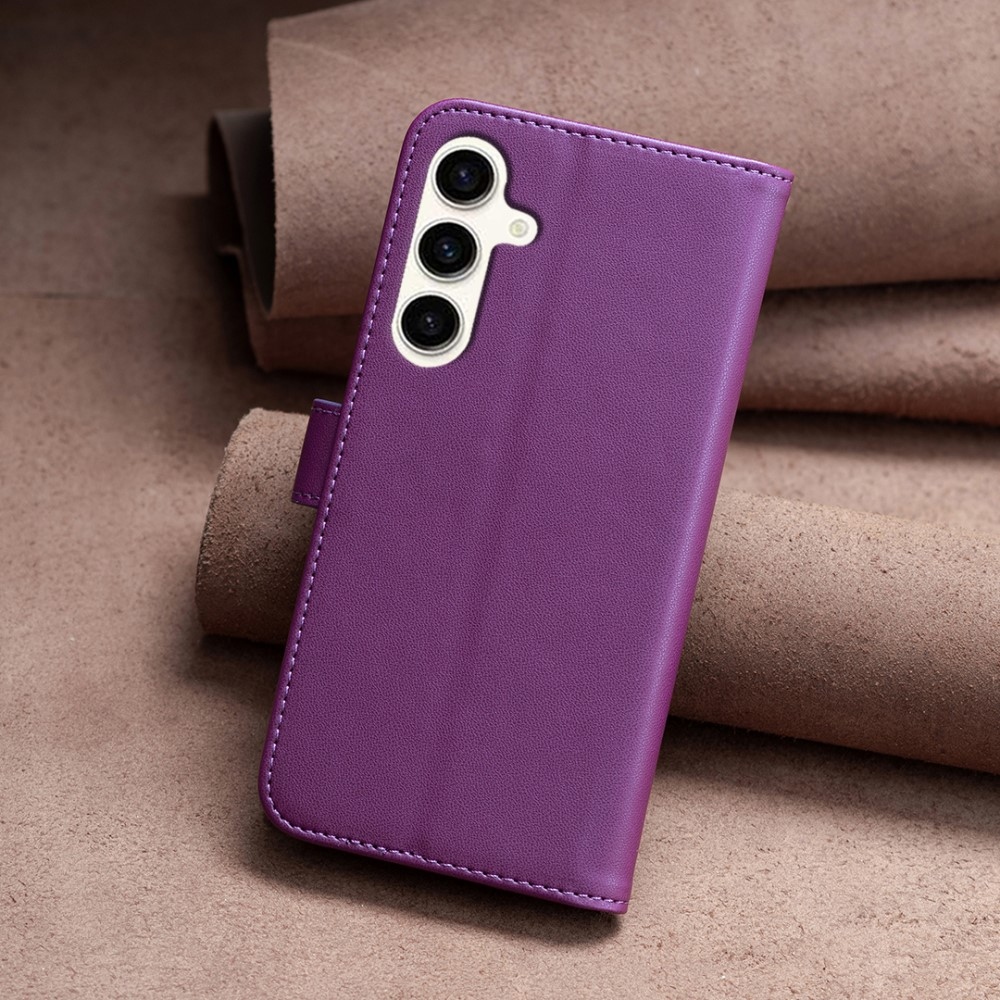 BNF knížkové pouzdro na Samsung Galaxy S23 FE - tmavěfialová
