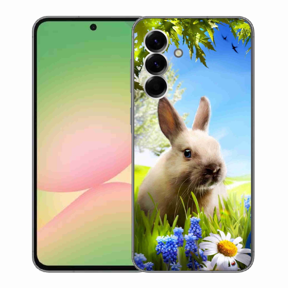 Gelový kryt mmCase na Samsung Galaxy A56 5G - zajíček