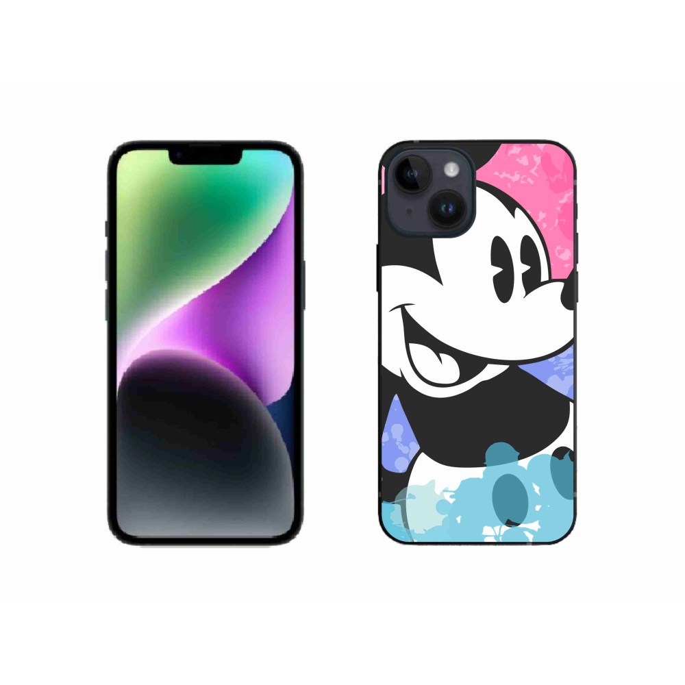 Gelový kryt mmCase na iPhone 14 - mickey mouse