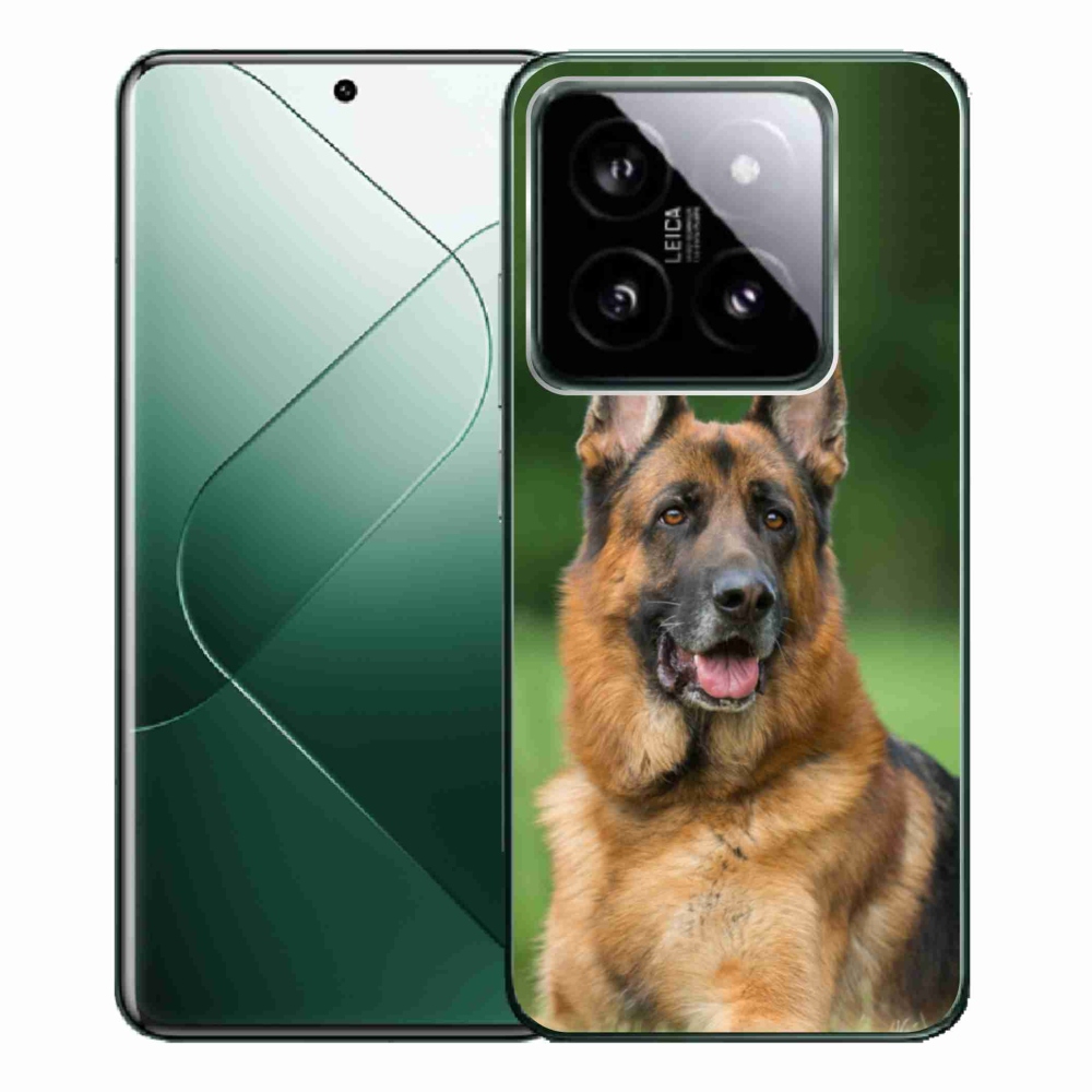 Gelový kryt mmCase na Xiaomi 14 Pro - německý ovčák