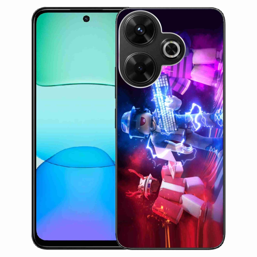 Gelový kryt mmCase na Xiaomi Redmi 13 4G/Poco M6 4G  - roblox