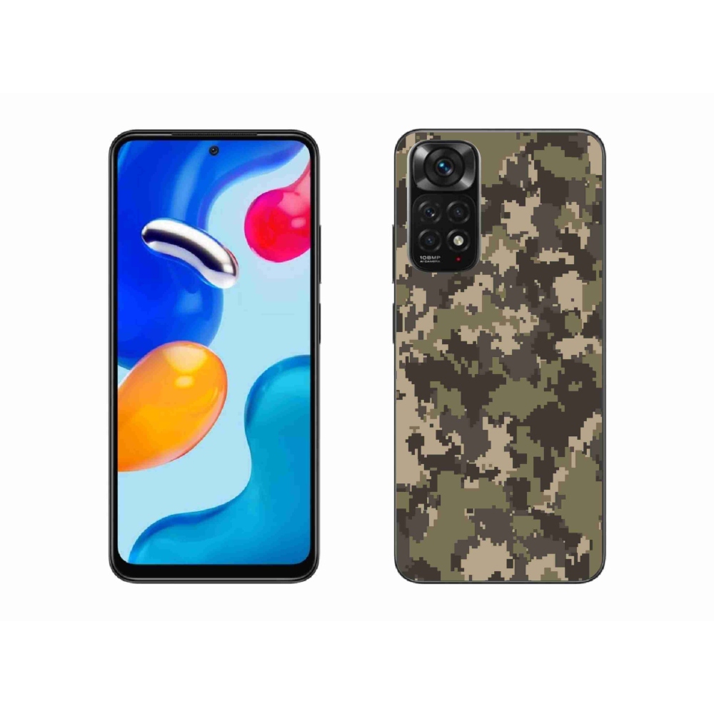 Gelový kryt mmCase na Xiaomi Redmi Note 11S 4G - maskáčový vzor 12