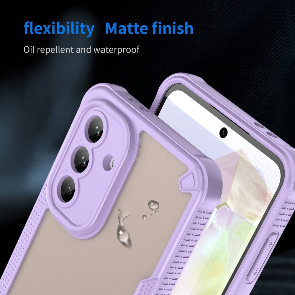 Frosted odolný kryt na Samsung Galaxy A56 5G - fialový
