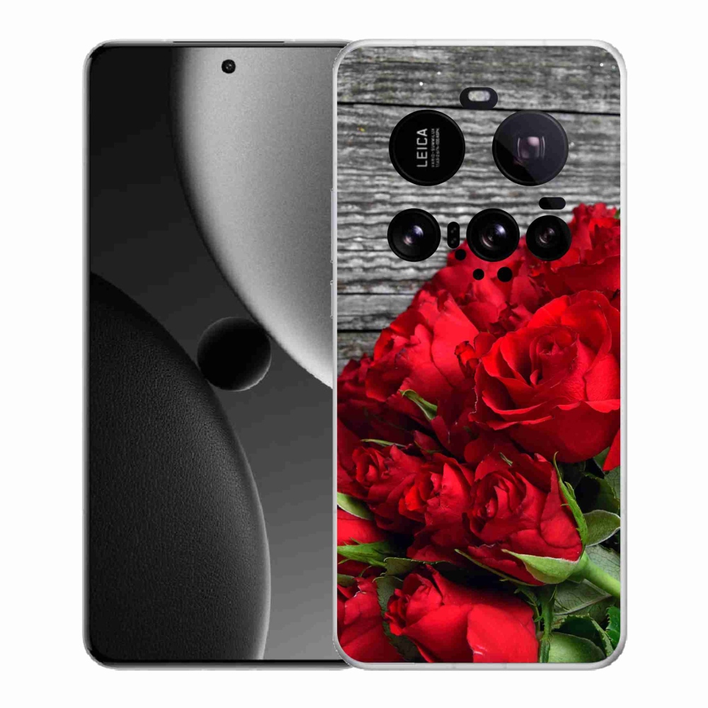 Gelový kryt mmCase na Xiaomi 15 Ultra - červené růže