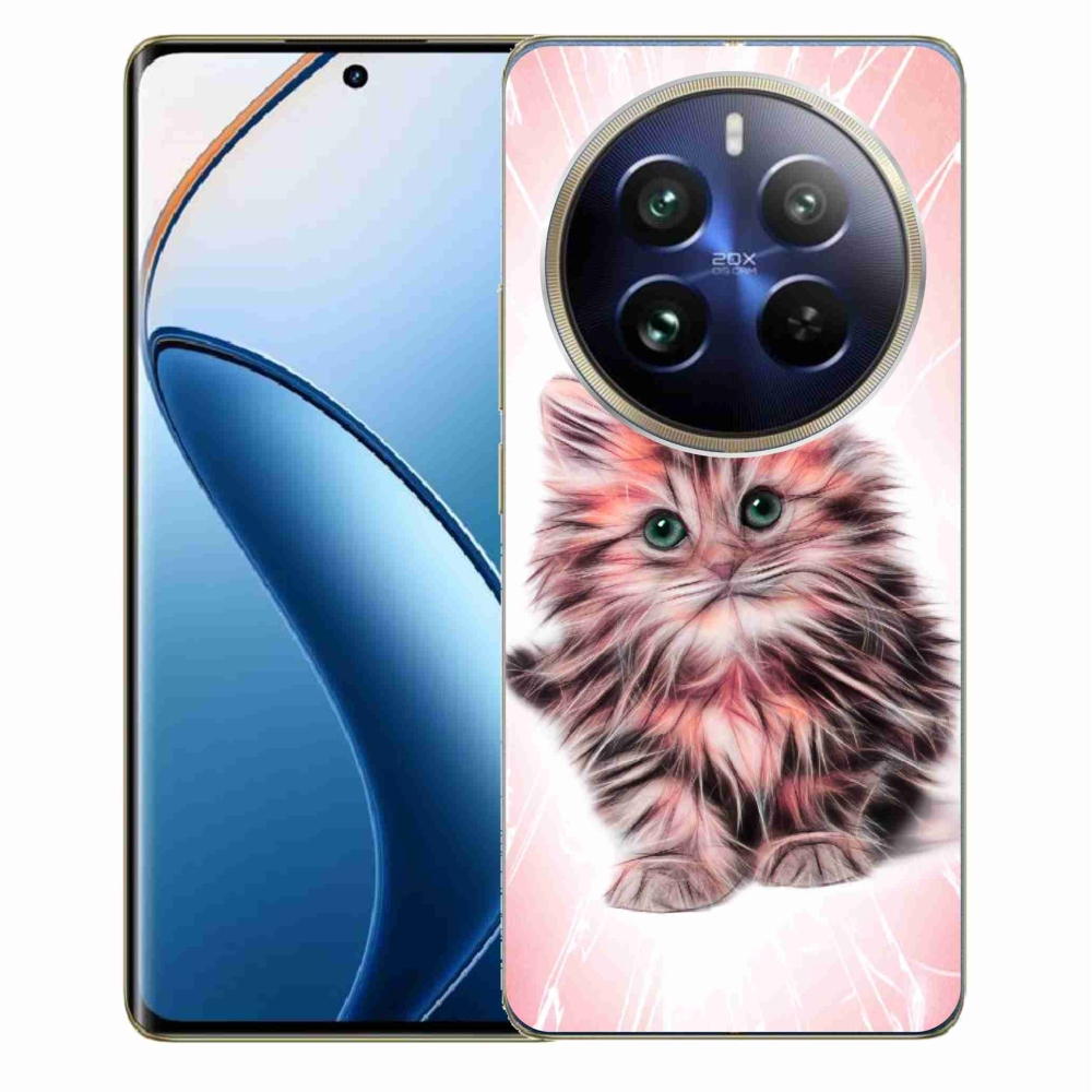 Gelový kryt mmCase na Realme 12 Pro 5G/12 Pro+ 5G - roztomilé kotě
