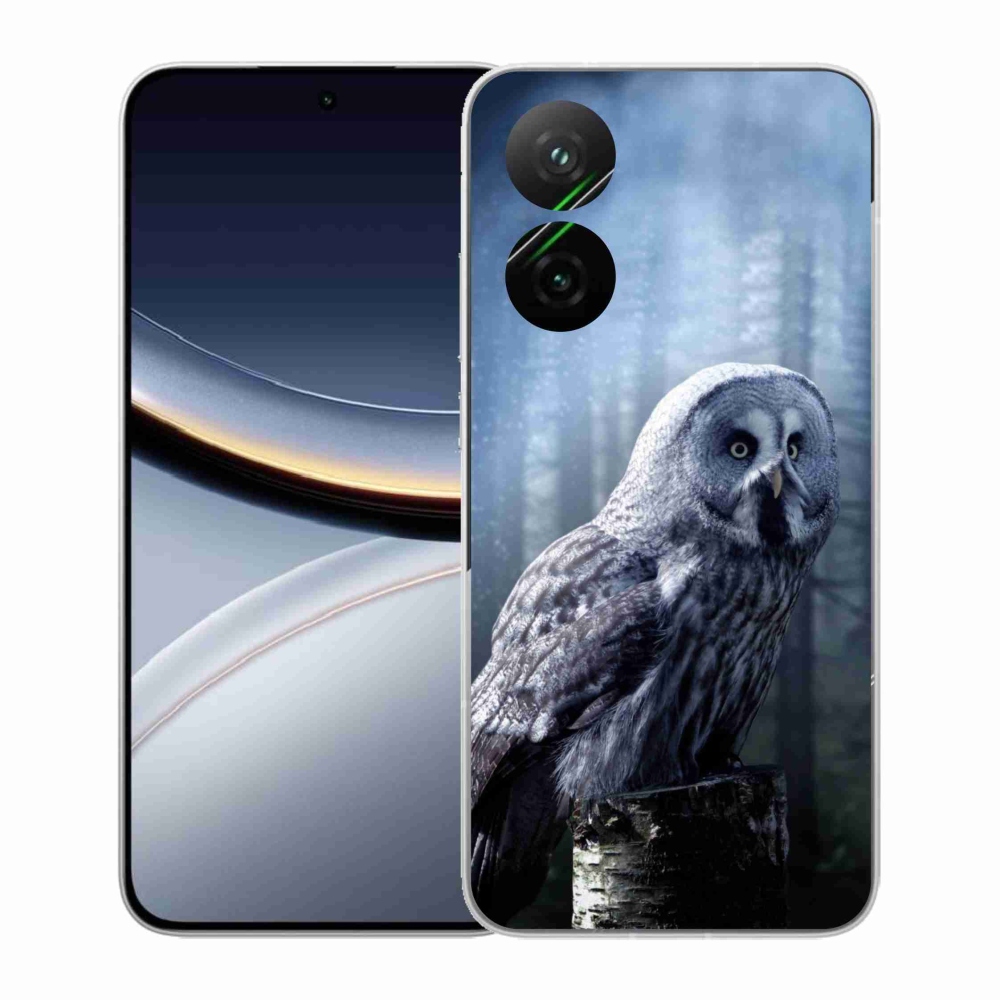 Gelový kryt mmCase na Xiaomi Poco F7 5G - sova