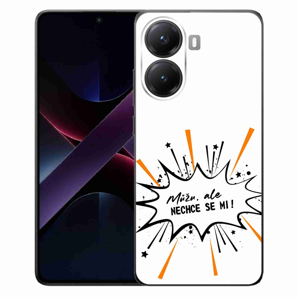 Gelový kryt mmCase na Xiaomi Poco X7 Pro 5G - vtipný text 11 bílé pozadí