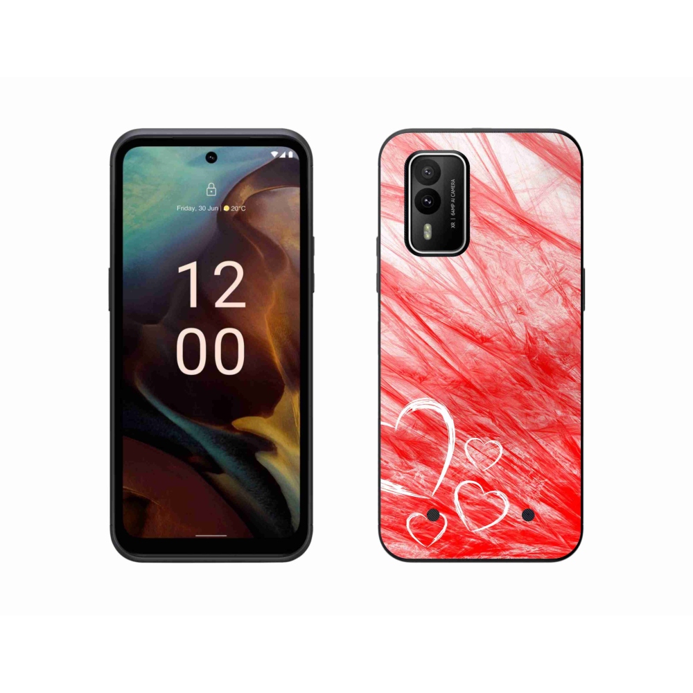 Gelový kryt mmCase na Nokia XR21 - heart