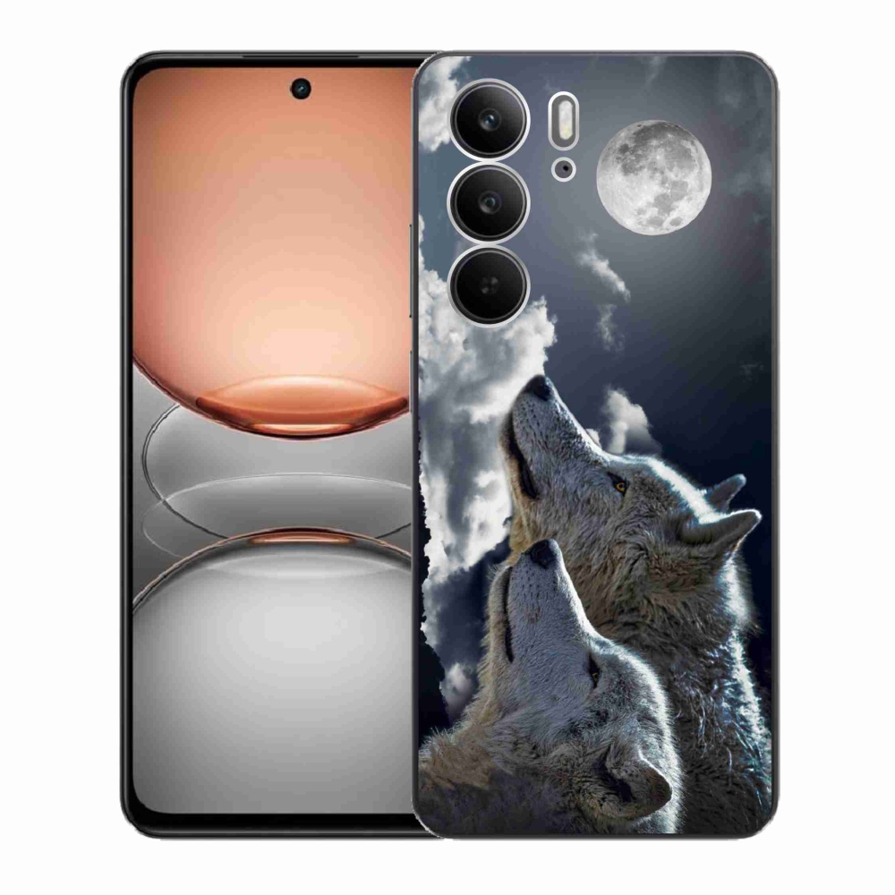 Gelový kryt mmCase na Realme C75 - vlci