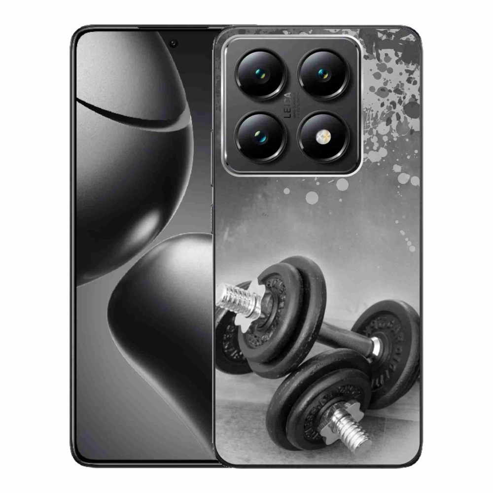 Gelový kryt mmCase na Xiaomi 14T Pro - činky 1