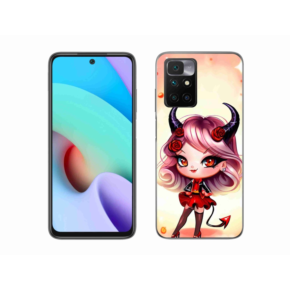 Gelový kryt mmCase na Xiaomi Redmi 10/Redmi 10 (2022) - kreslená čertice