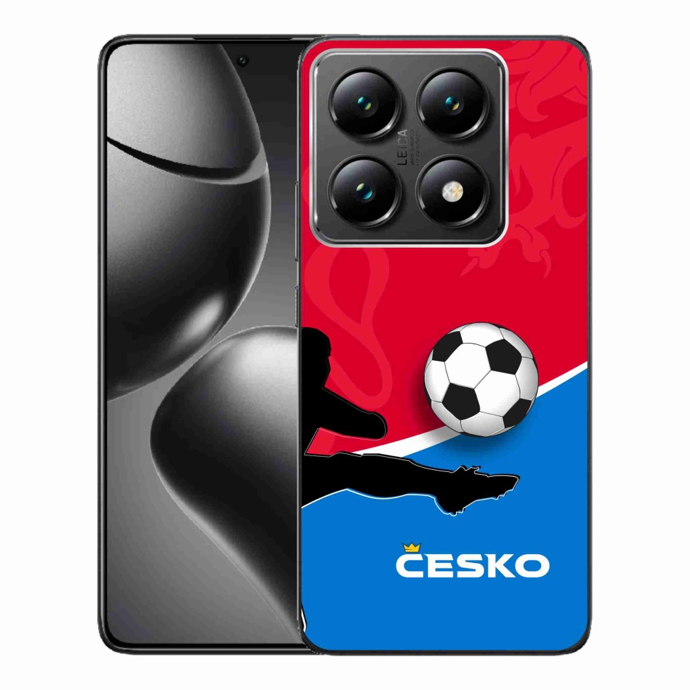 Gelový kryt mmCase na Xiaomi 14T Pro - fotbal Česko 2