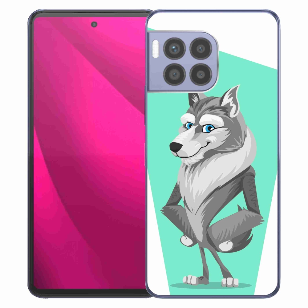 Gelový kryt mmCase na T-Mobile T Phone 2 Pro - kreslený vlk