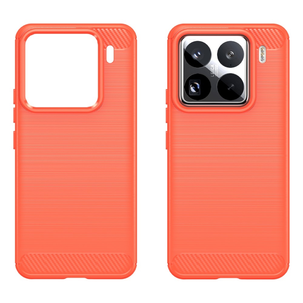 Carbon odolný gelový obal na Xiaomi 15 Pro - červený