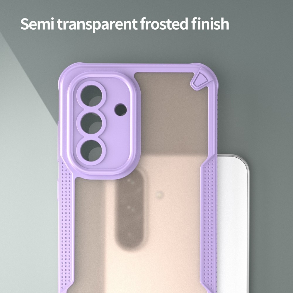 Frosted odolný kryt na Samsung Galaxy A36 5G - fialový