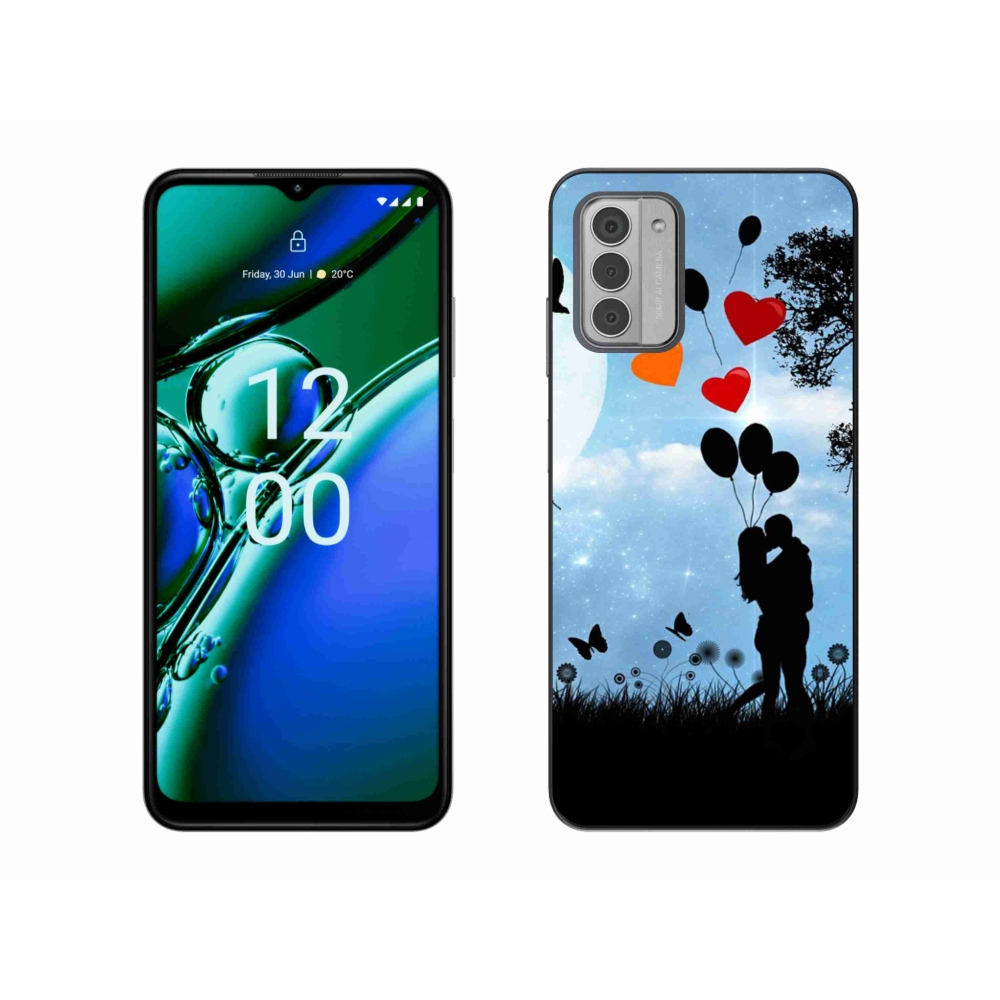 Gelový obal mmCase na Nokia G42 - zamilovaný pár