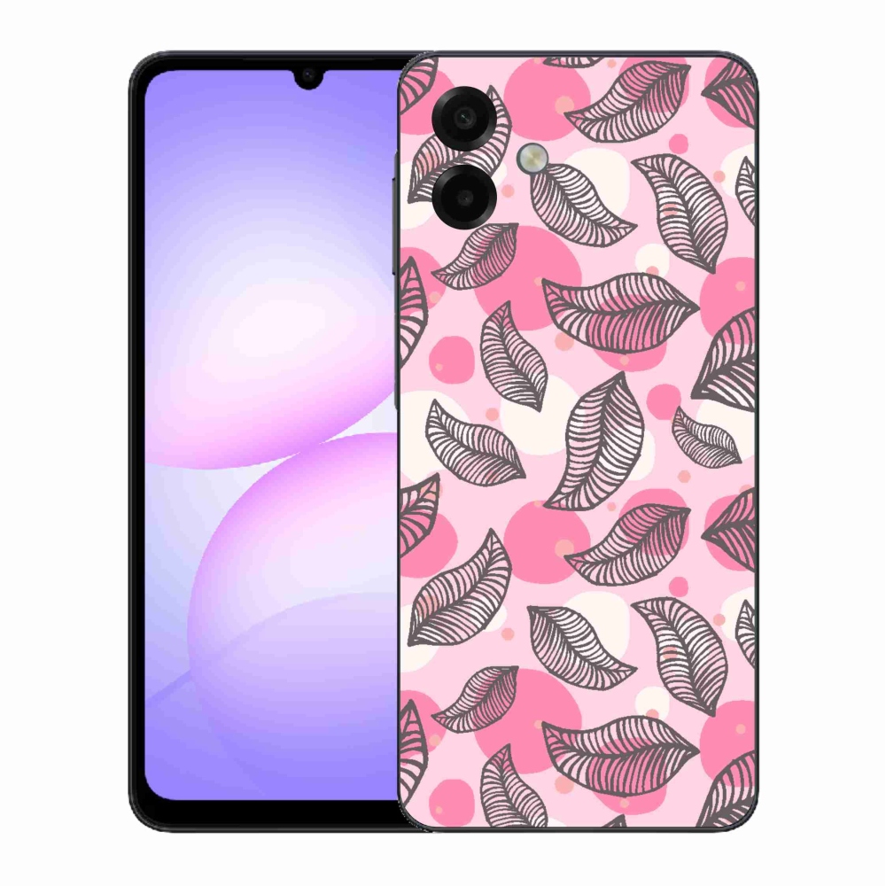 Gelový kryt mmCase na Samsung Galaxy A07 4G - kreslené padající listy