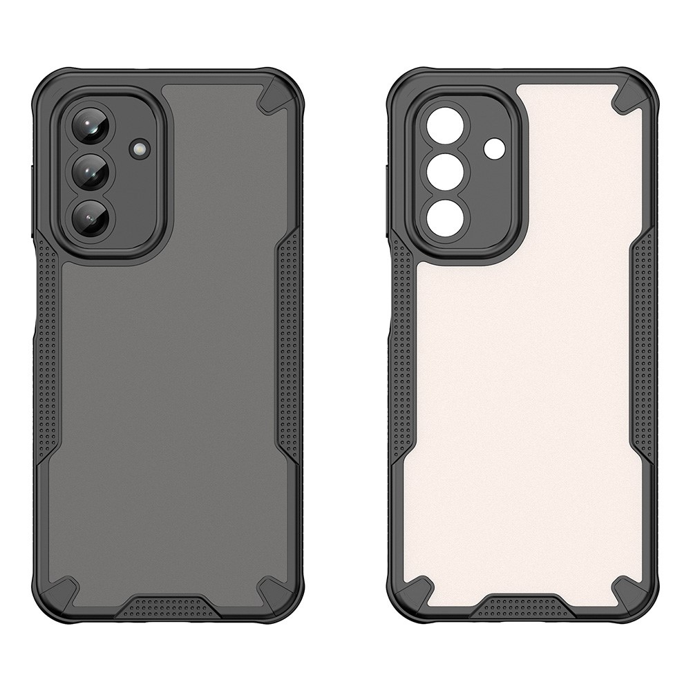 Frosted odolný kryt na Samsung Galaxy A26 5G - černý