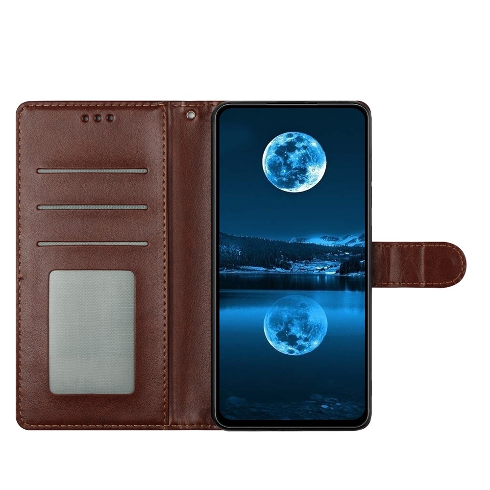Clots knížkové pouzdro na Xiaomi 15T Pro - hnědé
