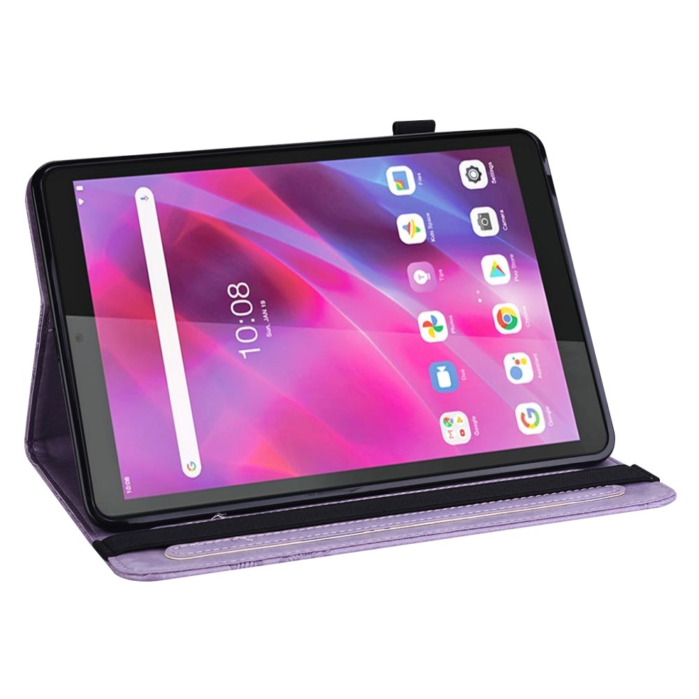 Flower zavírací pouzdro na Lenovo Tab M8 4. Gen (2024) - fialové