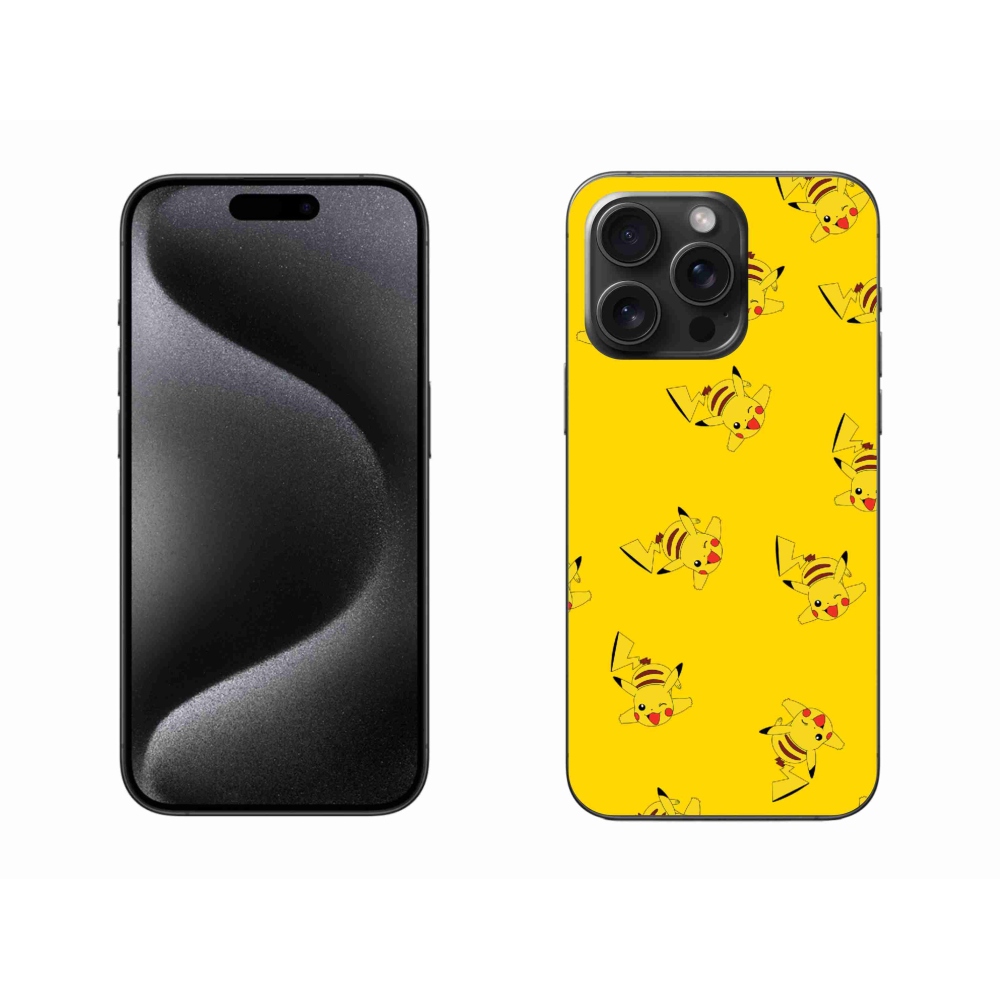 Gelový kryt mmCase na iPhone 15 Pro Max - pikachu