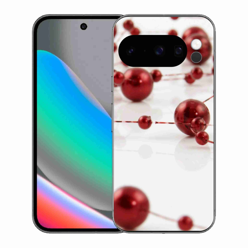 Gelový kryt mmCase na Google Pixel 10 Pro - vánoční řetěz