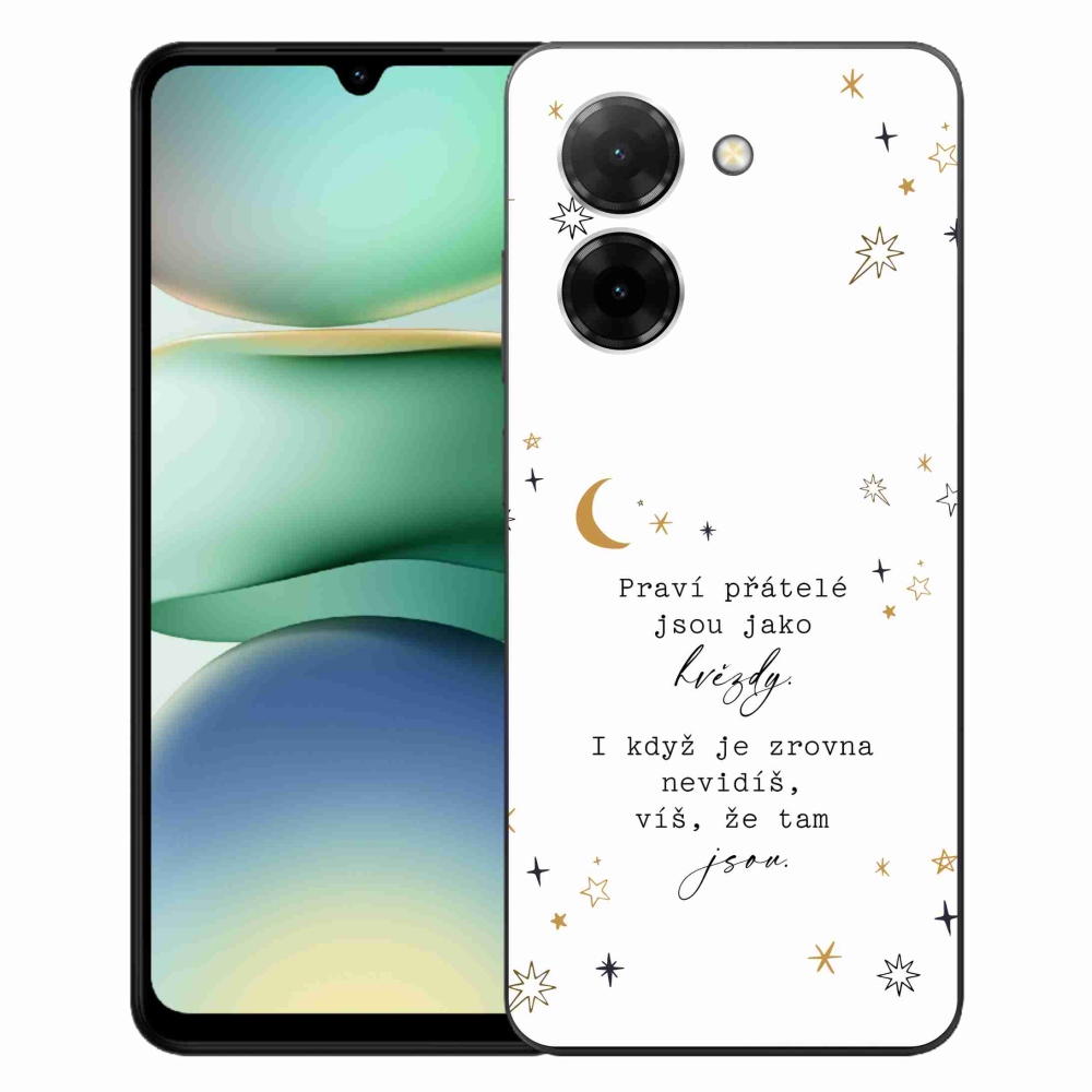 Gelový kryt mmCase na Xiaomi Redmi A5 (173.45x79.35x8.45mm) - citát 6 bílé pozadí