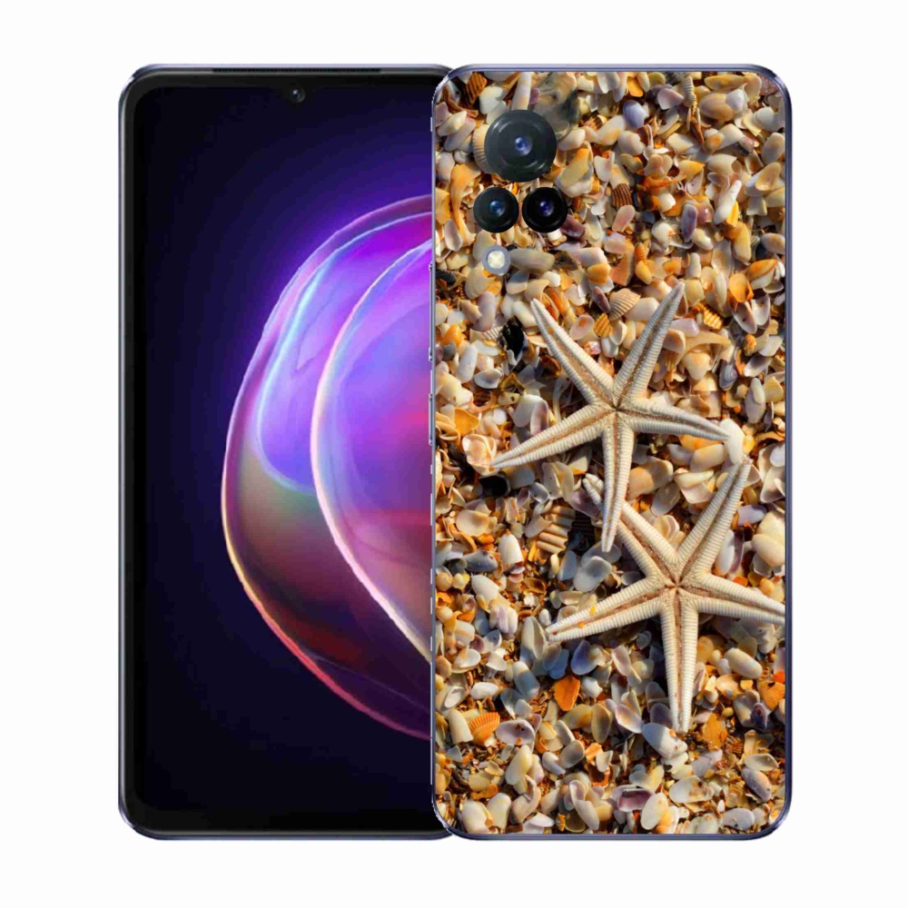 Gelový kryt mmCase na Vivo V21 4G/5G - mořské hvězdice