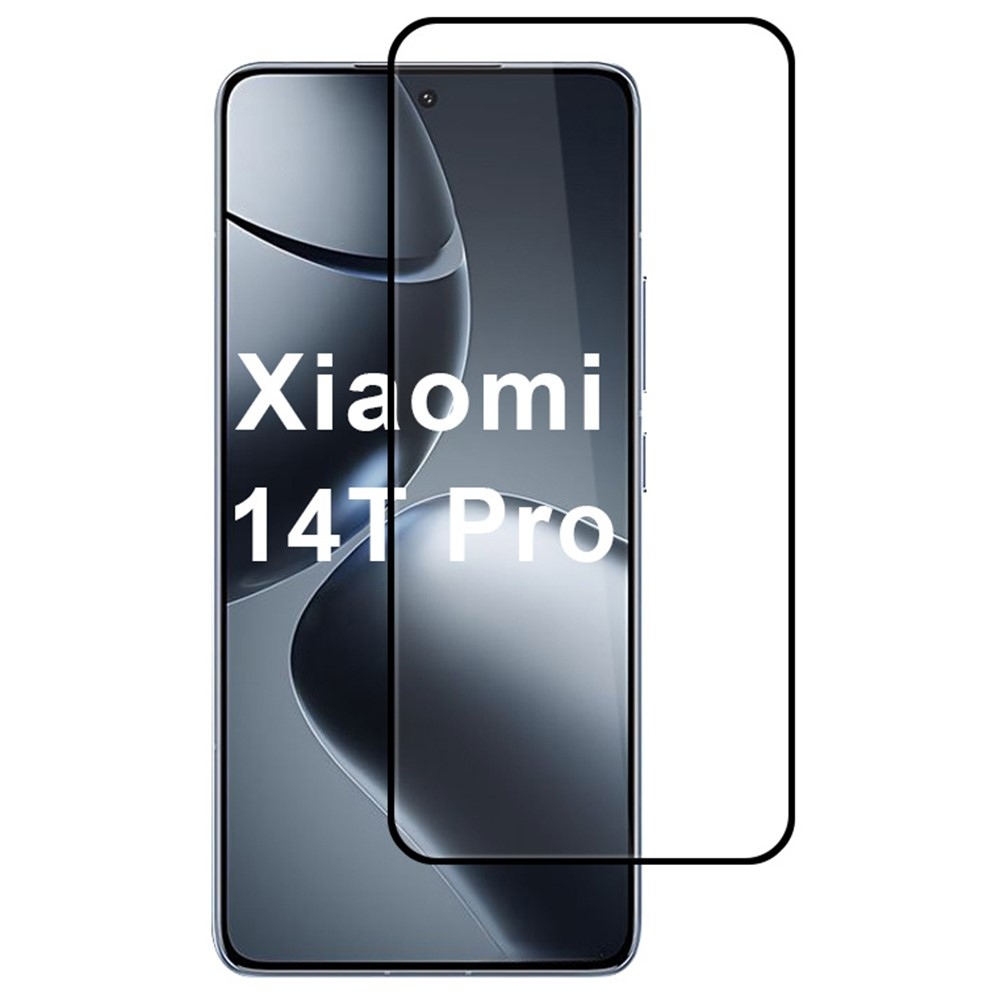2.5D celoplošné tvrzené sklo na Xiaomi 14T/14T Pro