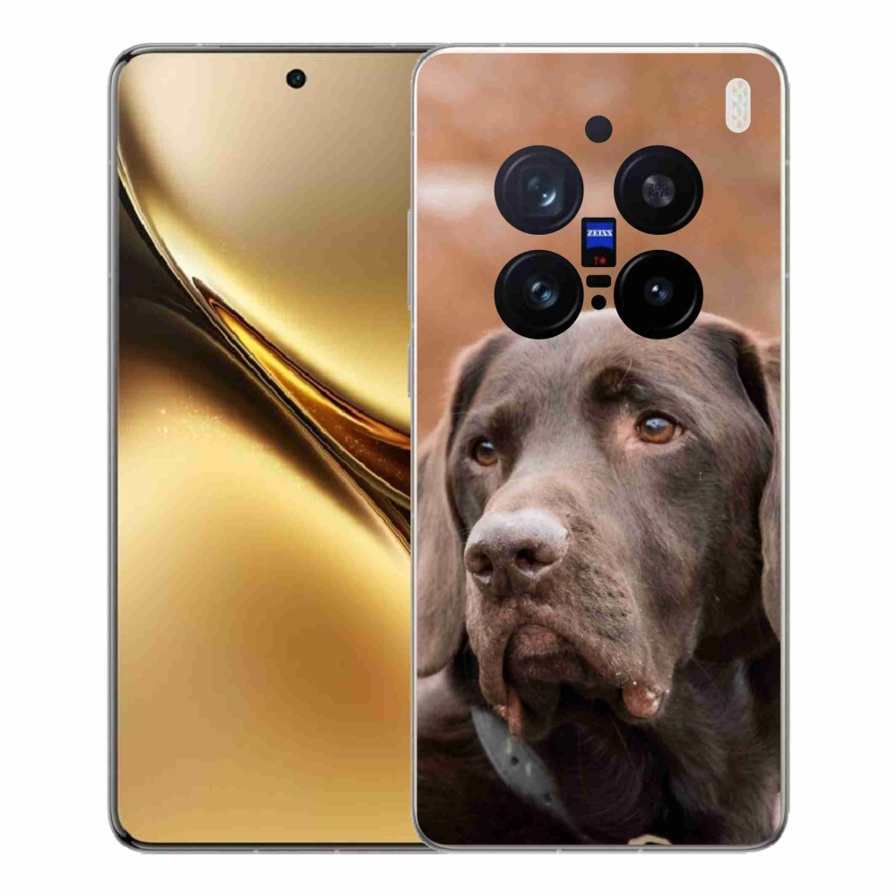 Gelový kryt mmCase na Vivo X200 Pro 5G - hnědý labrador