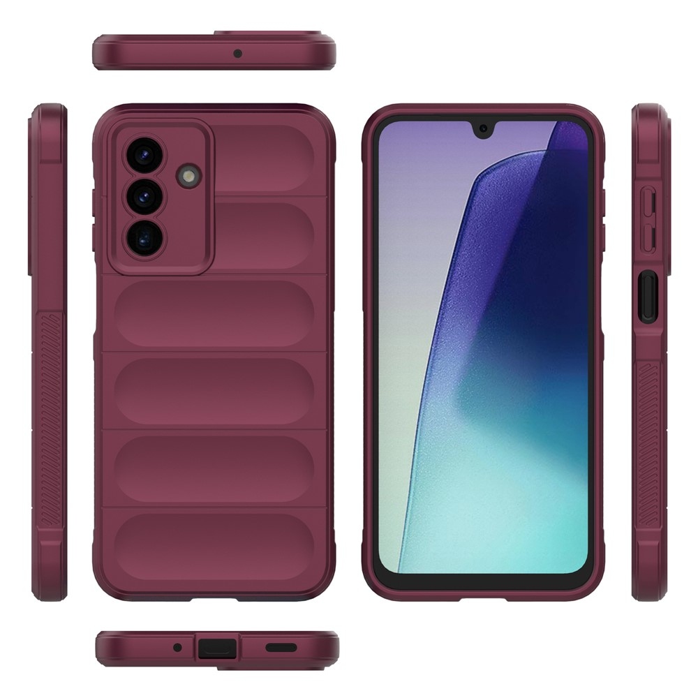 Rugg odolný gelový obal na Samsung Galaxy A17 5G - vínový