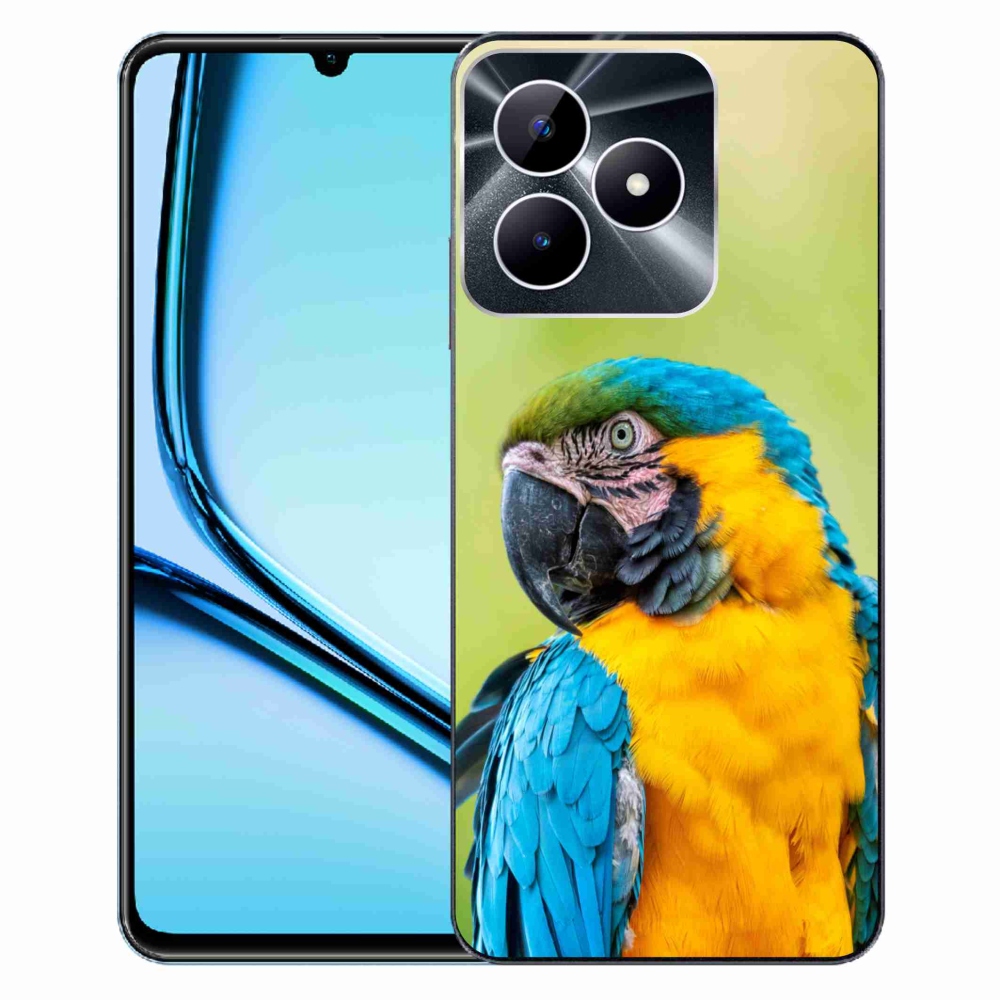 Gelový obal mmCase na Realme Note 50 - papoušek ara 2
