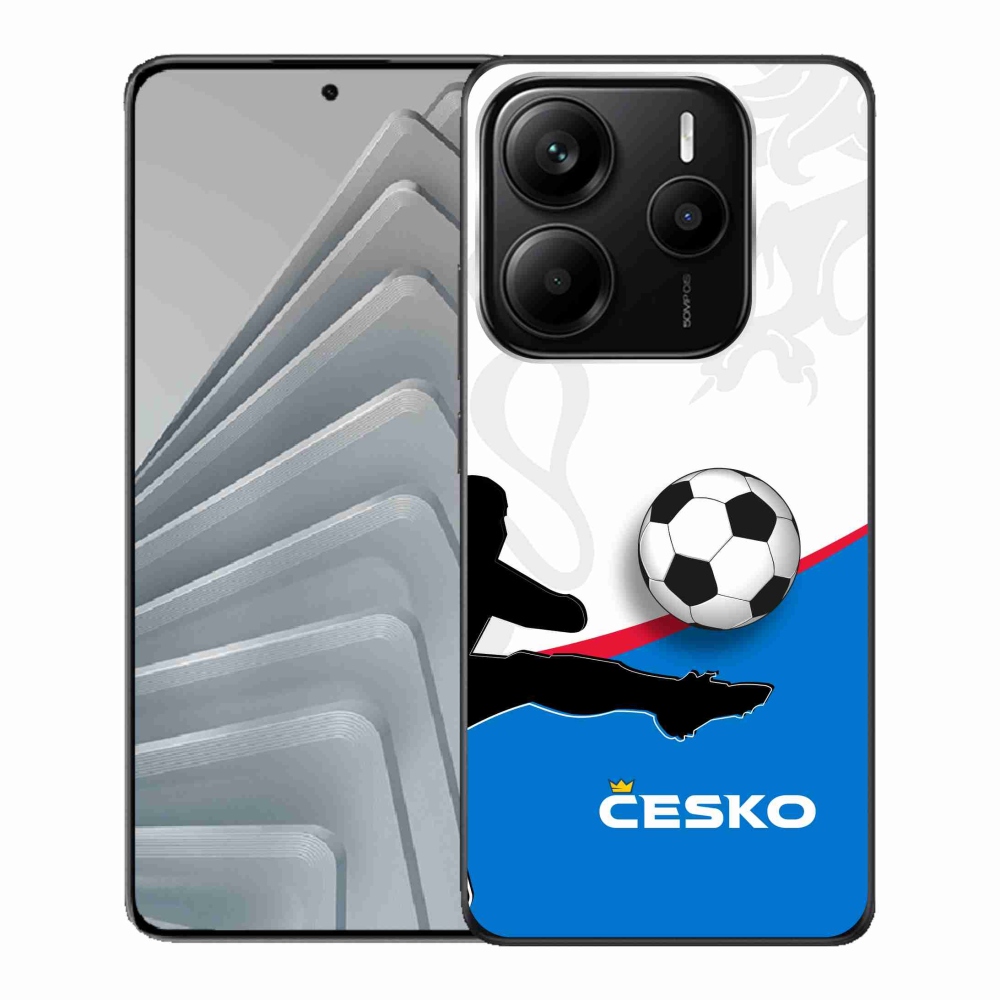 Gelový kryt mmCase na Xiaomi Redmi Note 14 5G - fotbal Česko 3