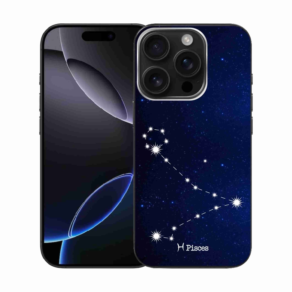 Gelový kryt mmCase na iPhone 16 Pro - souhvězdí Ryby